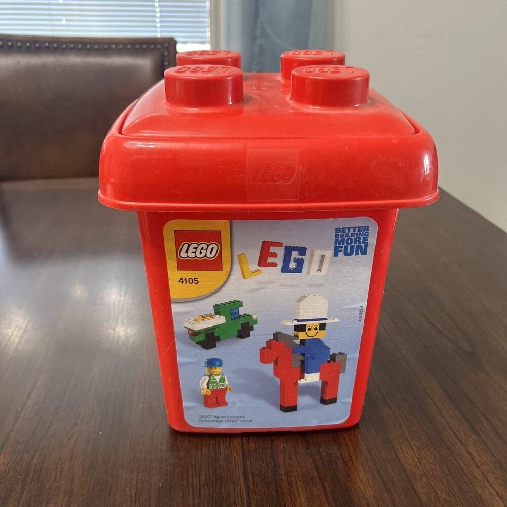 LEGO Creator Red BUCKET ONLY set 4105 NO Legos empty bucket red